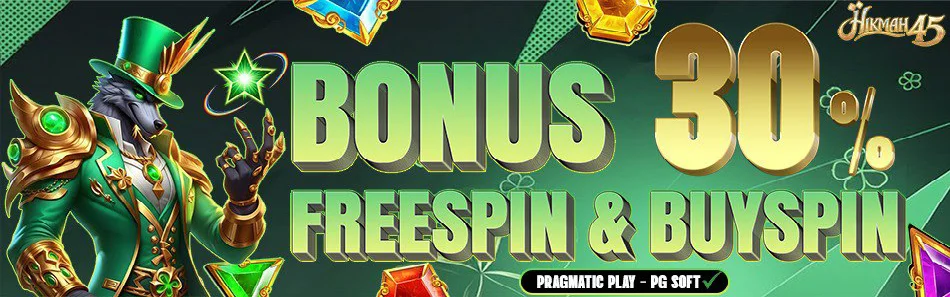 Event Bonus 30% Freespin dan Buyspin  - Hikmah45